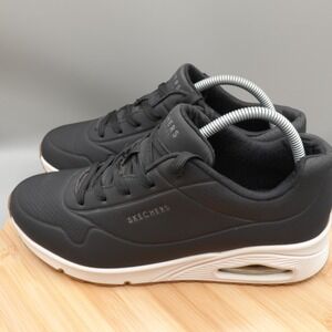 Sketchers Uno Stand Shoes Womens 11 Black Memory Foam‎ Athletic Support Comfort